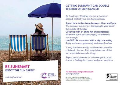 Be sunsmart - enjoy the sun safely (postcard)