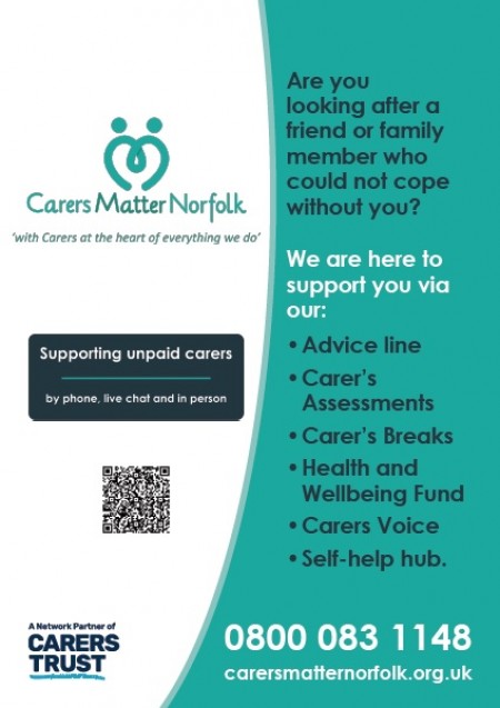Carers Matter Norfolk (A4 poster)