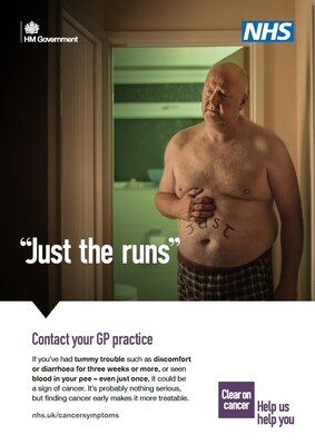 Just the runs - man (A4 poster)