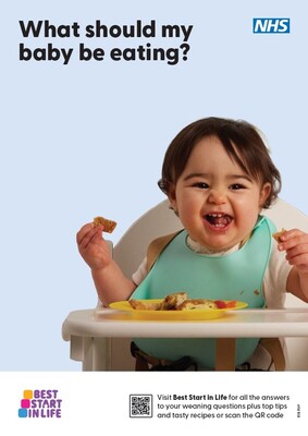 What should my baby be eating? (A4 poster)