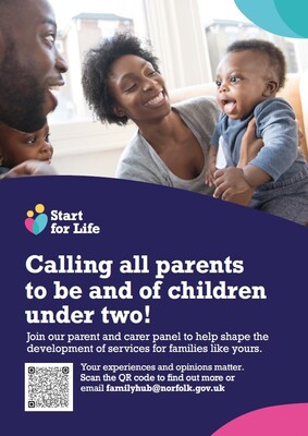 Calling all parents to be and of children under two - family (A4 poster)