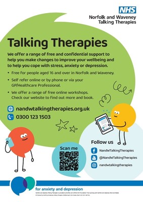 Talking therapies (A4 poster)