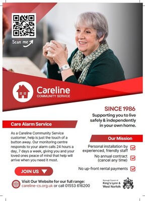 Careline community service (A5 flyer)