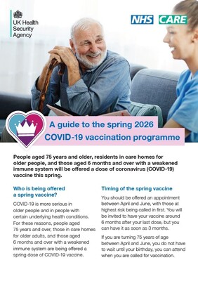 A guide to the Spring 2026 COVID-19 vaccination programme (leaflet)