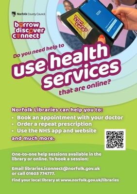 Do you need help to use health services that are online? (A5 flyer)