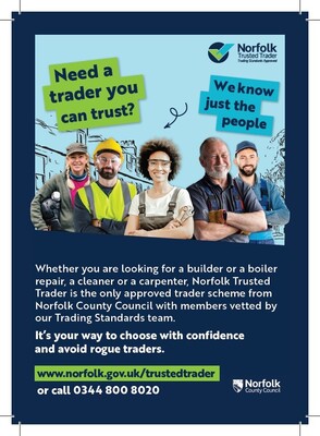 Norfolk Trusted Trader (postcard)
