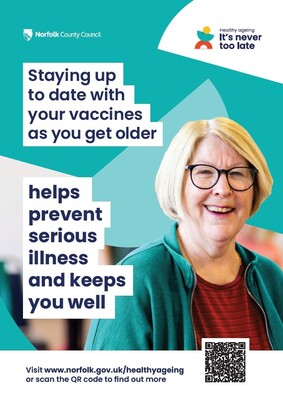 Healthy Ageing : vaccines protect your health (A4 poster)