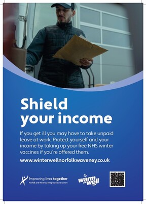 Shield your income (A4 poster)