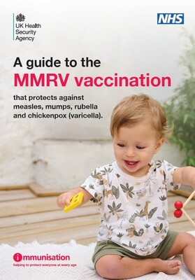 A guide to the MMRV vaccination (leaflet)