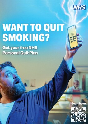 Want to quit smoking? - canteen (A3 poster)