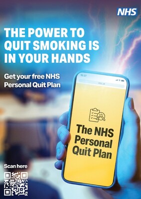 The power to quit smoking is in your hands - quit plan (A3 poster)