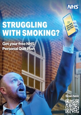 Struggling with smoking? - quit plan (A3 poster)