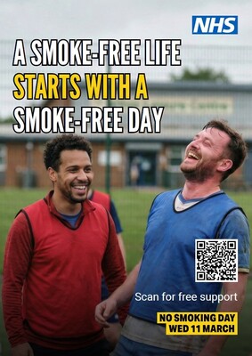 A smoke-free life starts with a smoke-free day (A4 poster)