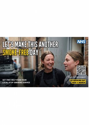 Let's make this another smoke-free day (digital screen)