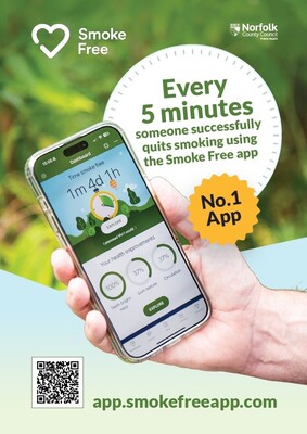 Smoke free app (A4 poster)