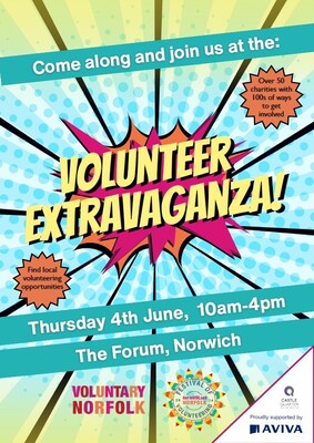 Volunteer extravaganza! (A5 flyer)