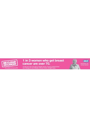 1 in 3 women who get breast cancer are over 70 (web banner)