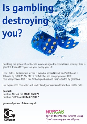 Is gambling destroying you? (poster)