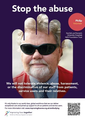 Stop the abuse - volunteer (A4 poster)