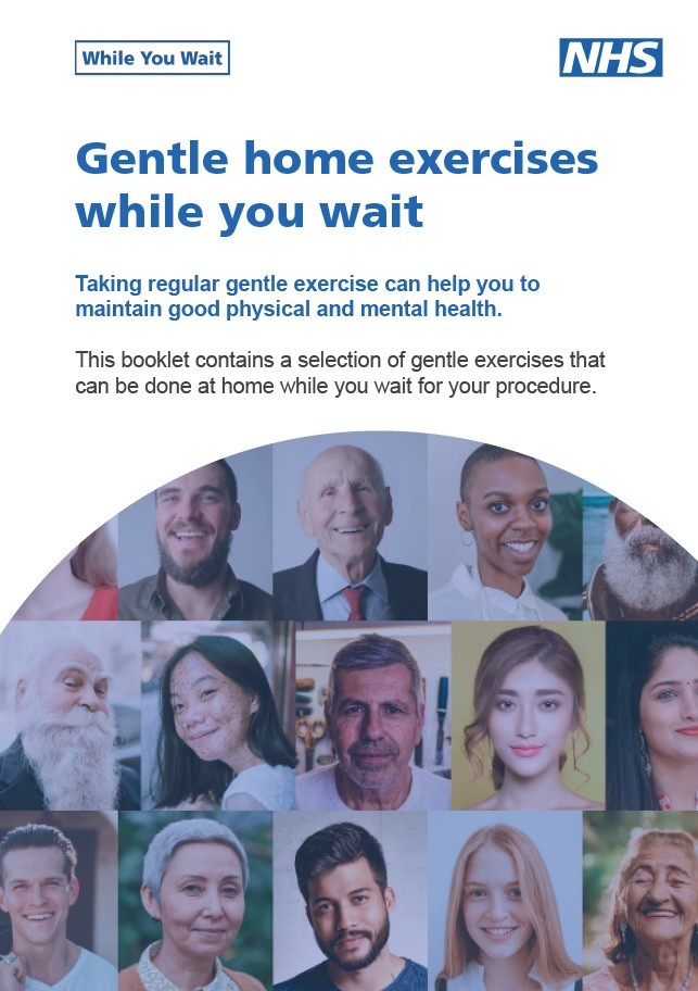 Gentle home exercises while you wait (booklet)