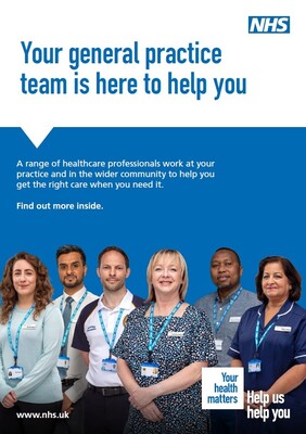 Your general practice team is here to help (leaflet)