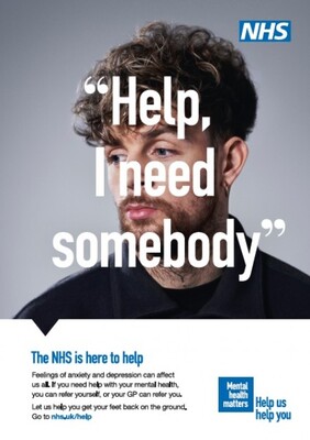 Help, I need somebody - Tom (A4 poster)