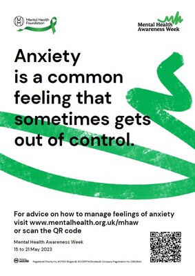 Anxiety is a common feeling (A4 poster)